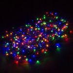 VOLTRONIC M59755 Vánoční osvětlení 5 m 50 LED barevné zel.kabel ovladač – Hledejceny.cz