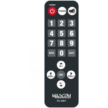 Dálkový ovladač MASCOM MC720T2 HD DB01