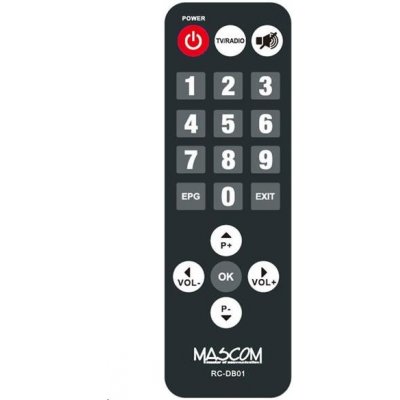 Dálkový ovladač MASCOM MC720T2 HD DB01 – Zbozi.Blesk.cz