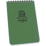 RITE IN THE RAIN Voděodolný zápisník Pocket Notebook A6 Olive – Zboží Dáma