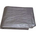 Toptrade krycí plachta 5 x 5 m 100 g/m² stříbrná – Zboží Dáma