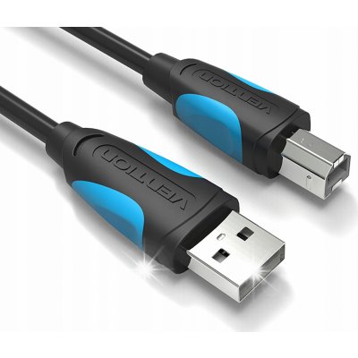 Vention VAS-A16-B200 USB-A na USB-B Print, 2m, černý – Zboží Živě
