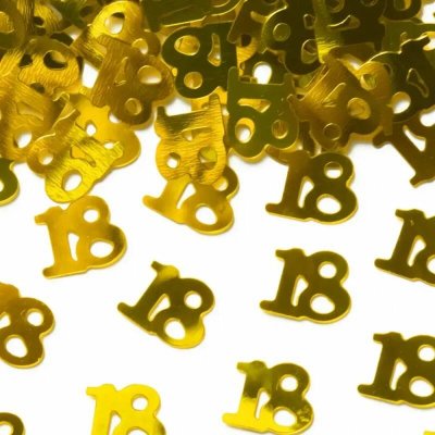 Konfety zlaté 18. narozeniny – Hledejceny.cz