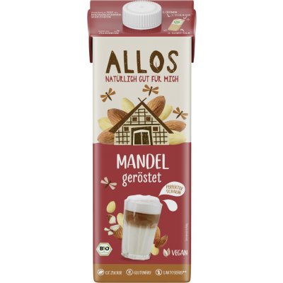 Allos Nápoj z pražených mandlí bio 1 l – Hledejceny.cz