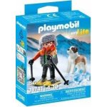 PLAYMOBIL 71741 Lyžař s bernardýnem – Zboží Živě