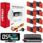 AMiO Parkovací asistent LED-GRAF 3D 8 senzorů černý vnitřní 16,5 mm – Sleviste.cz