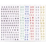 Galeria Papieru Dekorativní samolepky - abeceda a čísla, 6 archů – Zboží Dáma