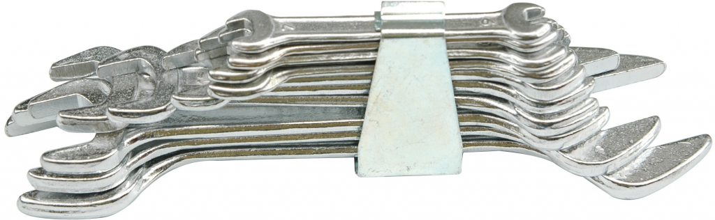 Vorel Sada klíčů plochých 10 ks 6 - 32 mm spona