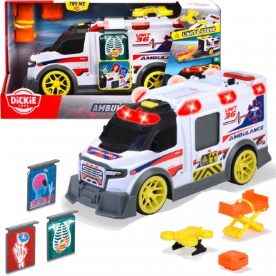 Dickie Toys Vehicle Interactive Ambulance + příslušenství Light Sound