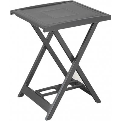 Progarden Zahradní odkládací stolek ARNO 50 x 47 x 65 cm antracit – Hledejceny.cz