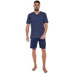 Cornette Bruce pánské pyžamo krátké tm.modré – Zboží Dáma
