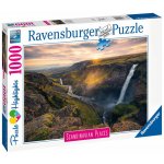 RAVENSBURGER Vodopád Haifoss Skandinávie 1000 dílků – Sleviste.cz