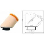 Vzduchový filtr TWIN AIR válcový 45° Ø28mm - 158977 158977 – Hledejceny.cz