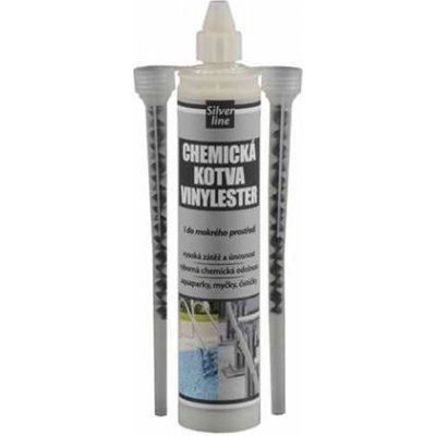 Den Braven 74016SL Chemická kotva VINYLESTER SF Silver line, kartuše 300 ml, šedá – Sleviste.cz