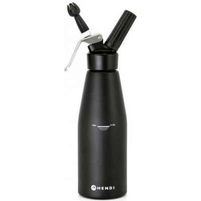 HENDI Šlehačková láhev, Kitchen Line, 0,95L, Černá, – Sleviste.cz