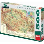 Dino - Mapa České republiky: puzzle 500 dílků – Zboží Mobilmania