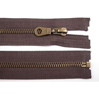 Prima-obchod Staromosazný zip No 5 délka 60 cm bundový, barva 304 hnědá čokoládová – Hledejceny.cz