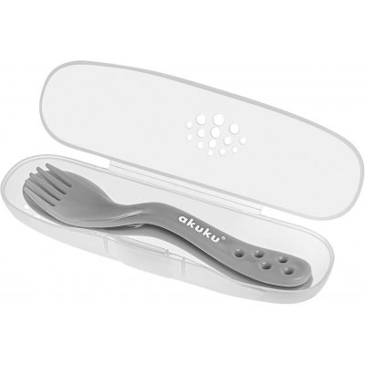 AKUKU Příbory v šedém pouzdře šedá – Sleviste.cz