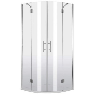 DEANTE - Abelia chrom Sprchový kout, čtvrtkruh, 80x80 cm - čtyřstranný KTA_052P – Hledejceny.cz
