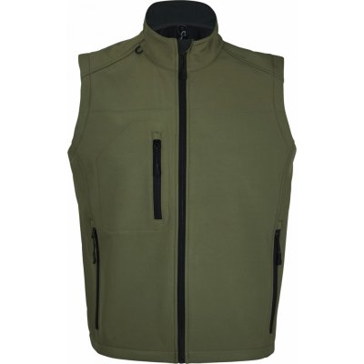 Pánská 3-vrstvá softshellová vesta Rallye Men army – Zboží Mobilmania