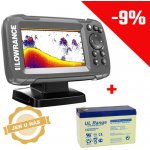 Lowrance Sonar Hook2 4X se Sondou Bullet Skimmer – Hledejceny.cz