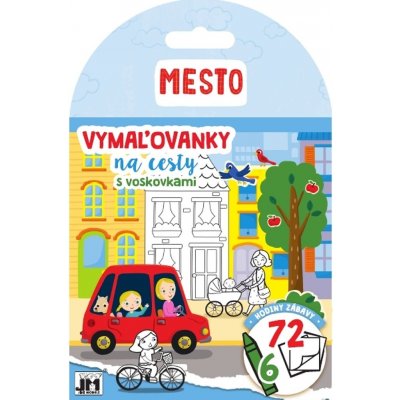 Omalovánky na cesty s voskovkami Město kolektiv – Zboží Mobilmania