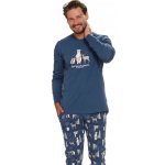 Doctor Nap pánské pyžamo PMB.4329 modrá tmavě – Zboží Dáma