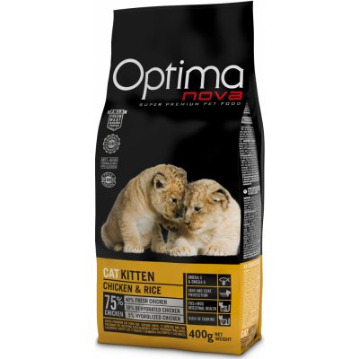 Visán Optimanova Kitten Chicken & Rice 8 kg – Zbozi.Blesk.cz