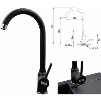 Franke FP 9000.071 onyx 115.0298.093 – Hledejceny.cz