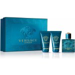 Versace Eros EDT 50 ml + sprchový gel 50 ml + balzám po holení 50 ml dárková sada – Sleviste.cz