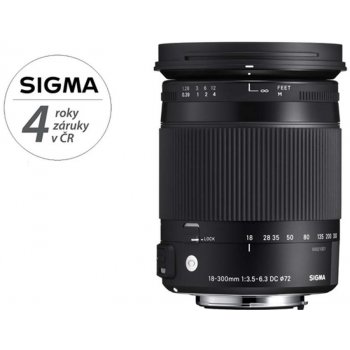 SIGMA 18-300mm f/3.5-6.3 DC Macro HSM Contemporary Canon