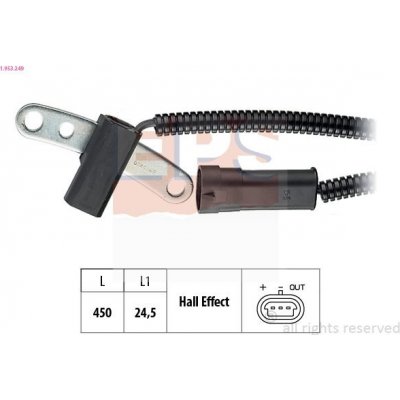 Senzor, otáčky motoru EPS 1.953.249 – Zboží Mobilmania