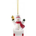 Christmas Classic Vánoční ozdoba sněhulák 2025 6,5x4,5x9,5 cm Villeroy & Boch – Hledejceny.cz