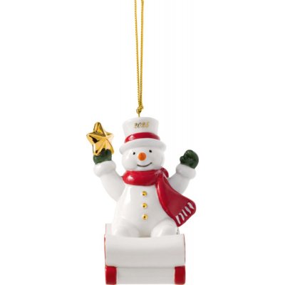 Christmas Classic Vánoční ozdoba sněhulák 2025 6,5x4,5x9,5 cm Villeroy & Boch – Hledejceny.cz