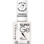 Rimmel London Super Gel French Manicure lak na nehty 090 Porcelain 12 ml – Zboží Mobilmania