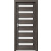 Interiérové dveře Porta Doors Verte Home D7 dub tmavý 90 cm pravé