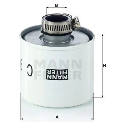 MANN FILTER Vzduchový filtr C 9004 – Hledejceny.cz