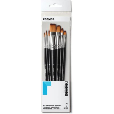 Sada syntetických štětců na akvarel, Reeves Sada 7 ks – Sleviste.cz