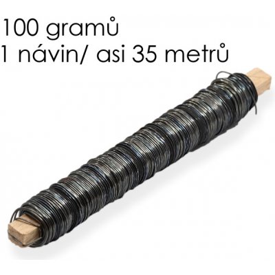 Vázací, žíhaný drát, 0,65mm (100g) – Zboží Dáma
