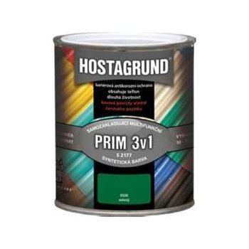 Barvy a laky Hostivař Antikorozní barva HOSTAGRUND PRIM 3v1 S2177 0,6 L 0155 (RAL 7016) antracit