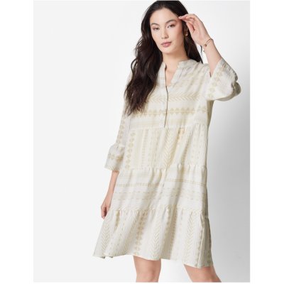 esmara Dámské tunikové šaty krémová – Zboží Dáma