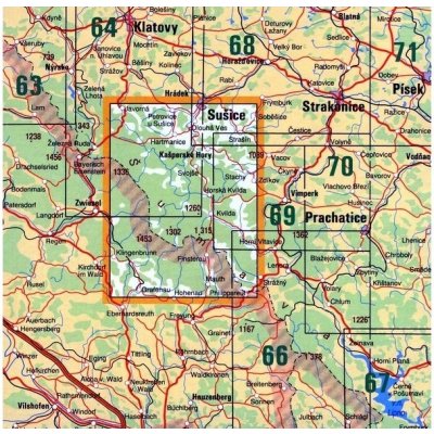 Šumava Povydří mapa 1:50 000 – Zboží Mobilmania