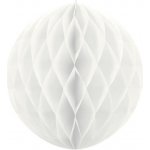 Papírová koule bílá 20cm – Sleviste.cz