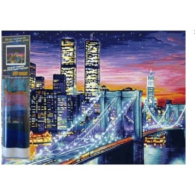 Norimpex Diamantové malování Noční New York 30 x 40 cm – Hledejceny.cz