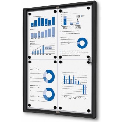 A-Z Reklama CZ informační vitrína interiérová SCXS C9005 4 x A4 – Zboží Živě