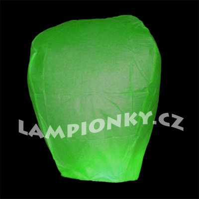 Lampion štěstí zelený čepice – Zbozi.Blesk.cz