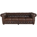 indickynabytek.cz Chesterfield Liverpool z pravé hovězí kůže Whisky – Zboží Mobilmania