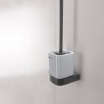 Nimco Nikau černá Toaletní WC kartáč s hranatou rukojetí NKC 30094KN-HR-90 – Hledejceny.cz