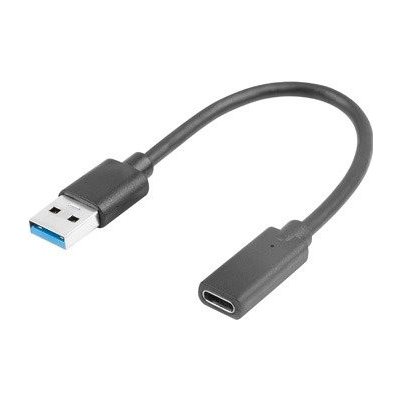 Lanberg AD-UC-UA-03 USB-C (F) 3.1 na USB-A (M), 15m, černý – Zboží Mobilmania