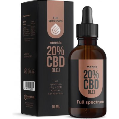 Mentis 20% CBD Full Spectrum olej 10 ml